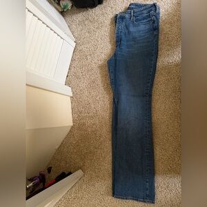 Old Navy Women's Dark Blue Kicker Boot-Cut Jeans